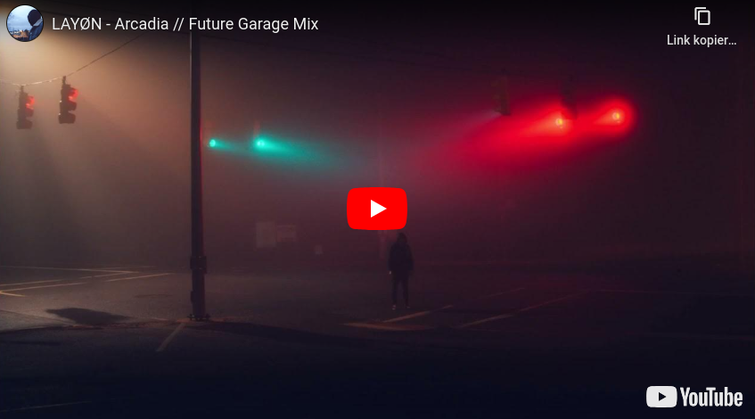 LAYON Arcadia Future Garage Mix Youtube video clip preview screenshot.